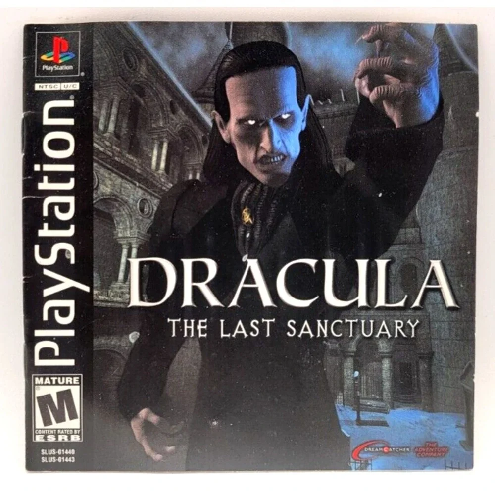 DRACULA: THE LAST‎ SANCTUARY PS1 ** GAME MANUAL ONLY** PLAYSTATION ONE